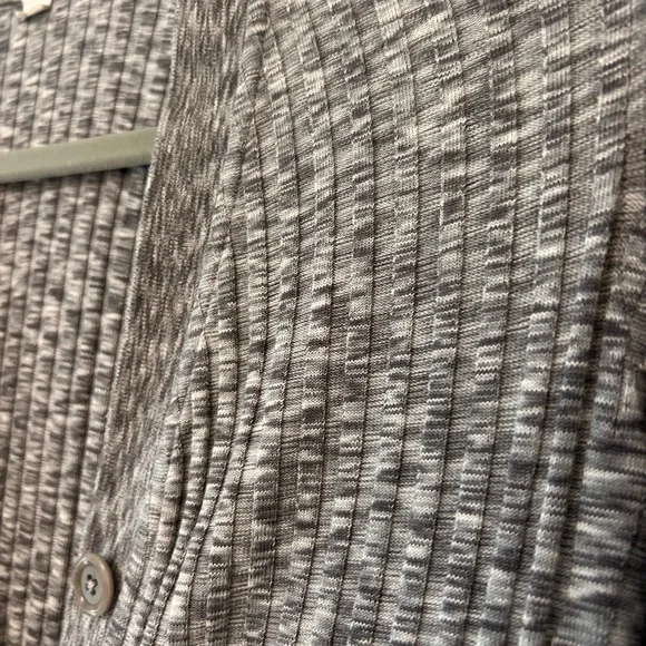 Athleta Charcoal Gray Ribbed Knit Cardigan & Drawstring Pants Set - Picture 4 of 4